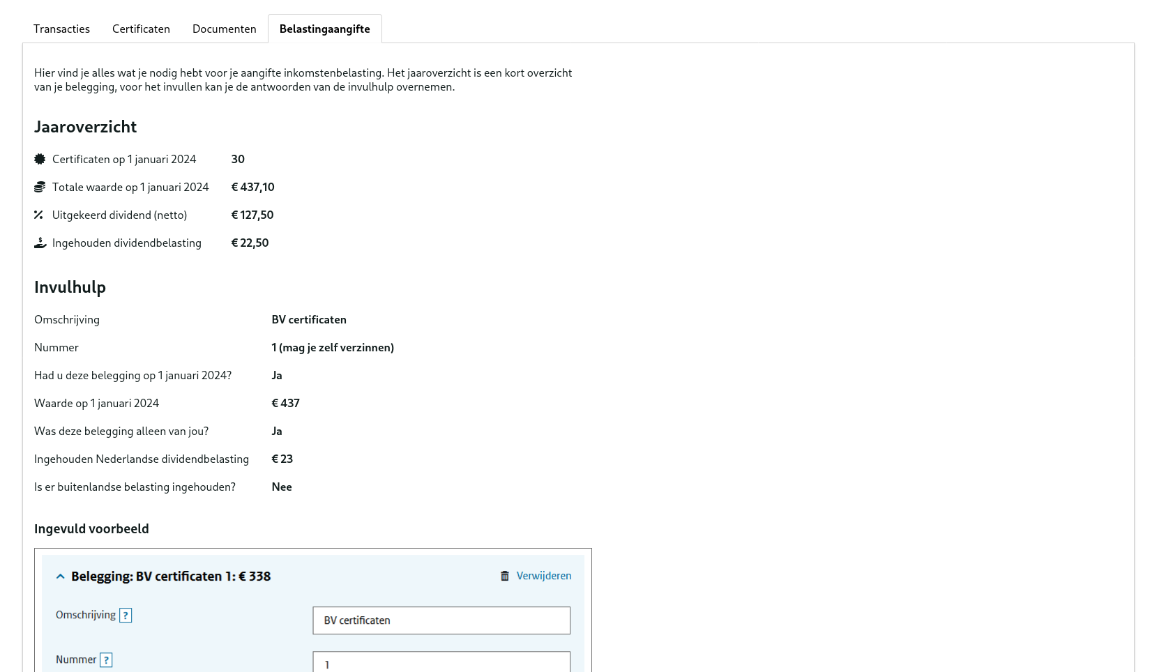 Persoonlijke aangiftehulp voor je medewerkers